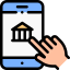 Mobile banking icon 64x64