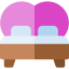 Double bed icon 64x64