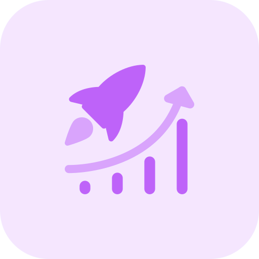 Rocket launch icon