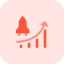 Business chart icon 64x64