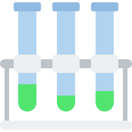 Test tubes icon
