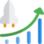 Business chart icon 64x64