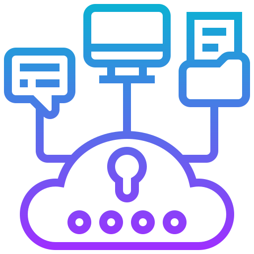 Cloud storage icon