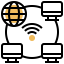 Network connection ícone 64x64