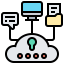 Cloud storage icon 64x64