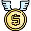Flying money biểu tượng 64x64