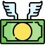 Flying money biểu tượng 64x64