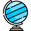 Earth globe icon 64x64