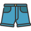 Denim shorts icon 64x64
