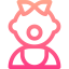 Baby girl icon 64x64