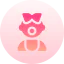 Baby girl icon 64x64