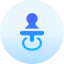 Baby pacifier icon 64x64