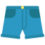 Denim shorts icon 64x64
