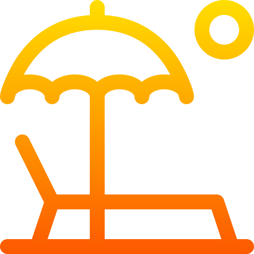 Sunbathing icon