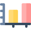 Bar chart icon 64x64