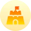Sand castle icon 64x64