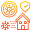 Stay at home icon 64x64