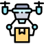 Drone delivery アイコン 64x64