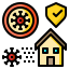 Stay at home icon 64x64