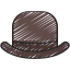 Bowler hat icon 64x64