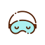 Sleeping mask ícono 64x64