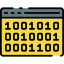 Binary code icon 64x64