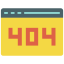 404 error icon 64x64