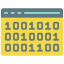 Binary code icon 64x64