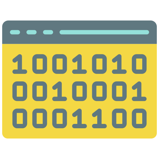 Binary code icon
