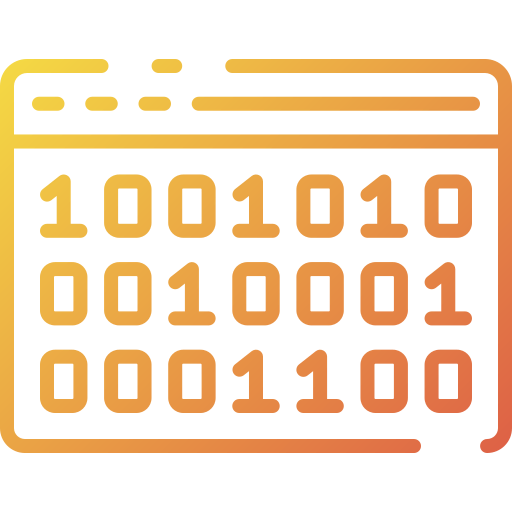 Binary code icon
