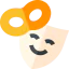 Theatre mask icon 64x64