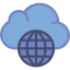 Cloud computing icon 64x64