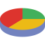 Pie chart icon 64x64