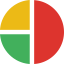 Pie chart icon 64x64