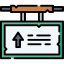Directional sign icon 64x64