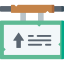 Directional sign icon 64x64