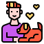 Play with pet icon 64x64