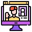 Video conference icon 64x64