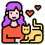 Play with pet icon 64x64
