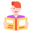 Reading book icon 64x64