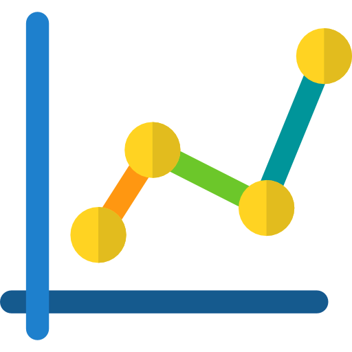 Line chart icon