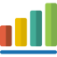 Bar chart icon 64x64