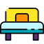 Single bed icon 64x64