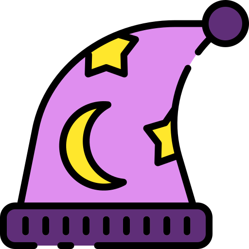 Sleeping hat icon