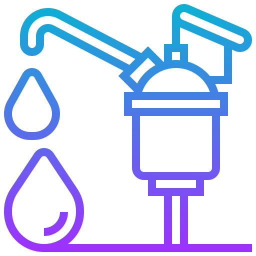 Hand pump icon