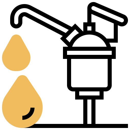 Hand pump icon
