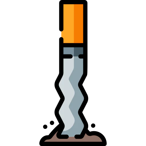 Cigarette butt icon