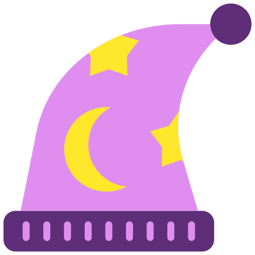 Sleeping hat icon