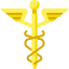 Rod of asclepius icon 64x64