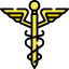 Rod of asclepius icon 64x64